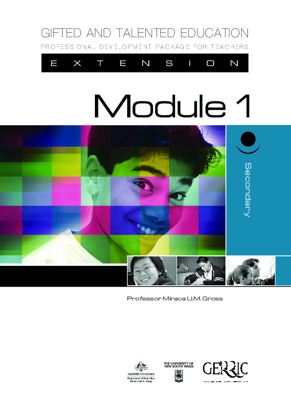 (PDF) Gifted and Talented Education