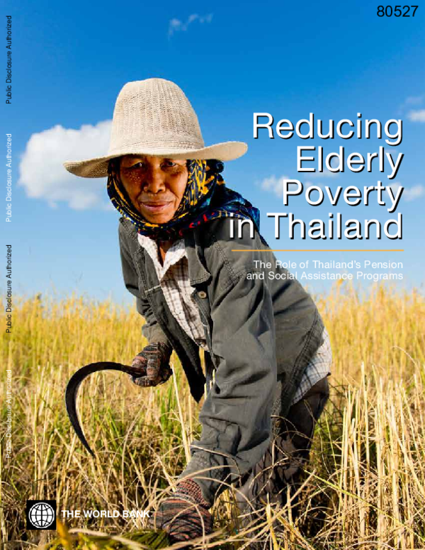 (PDF) Reducing elderly poverty in Thailand : the role of Thailand's ...