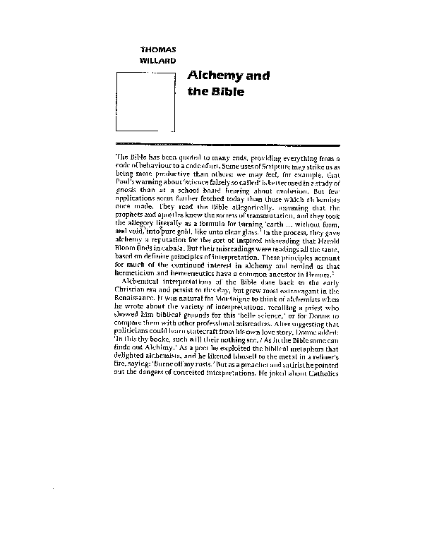 How is alchemy related to chemistry image