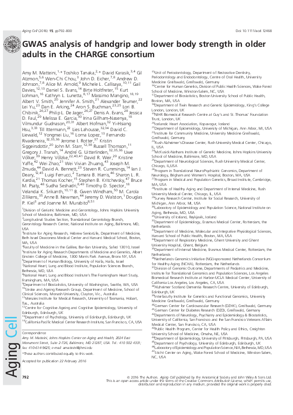 (PDF) GWAS analysis of handgrip and lower body strength in older adults ...