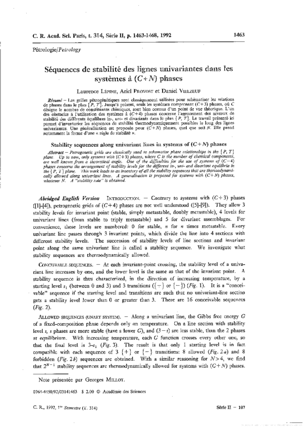 (PDF) Séquences de stabilité des lignes univariantes dans les systèmes ...