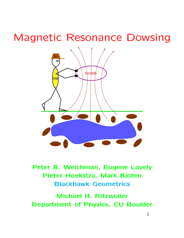 (PDF) Resonance Dowsing Peter Weichman Academia.edu