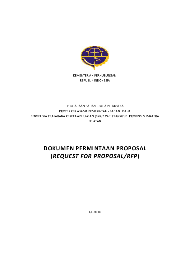 (PDF) Dokumen RFP | Ruslan Gogogo - Academia.edu