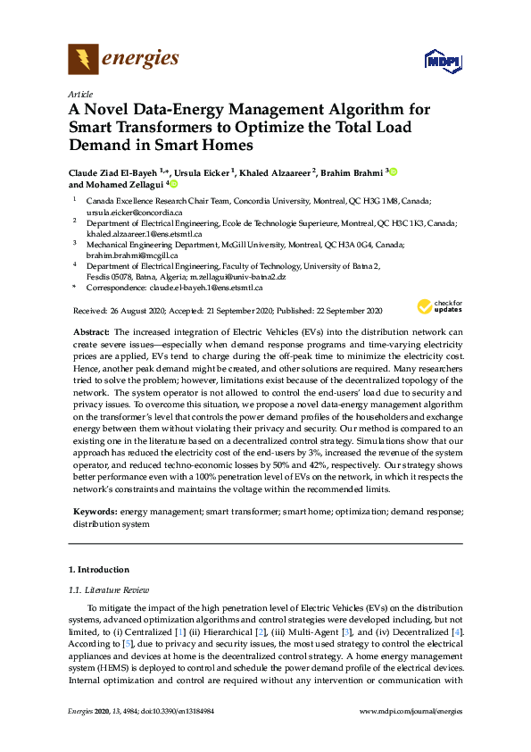 (PDF) A Novel Data-Energy Management Algorithm for Smart Transformers ...
