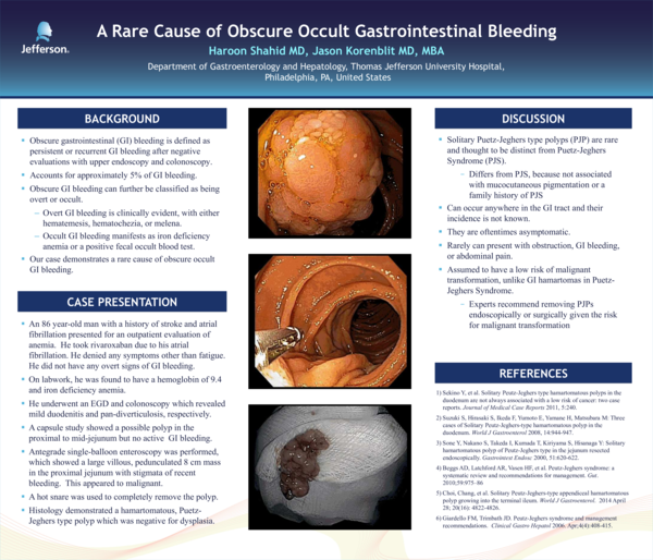 (PDF) A Rare Cause of Obscure Occult Gastrointestinal Bleeding