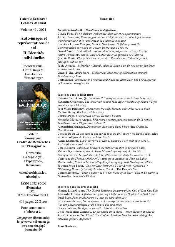 (DOC) Auto-images et représentations de soi II. Identités individuelles