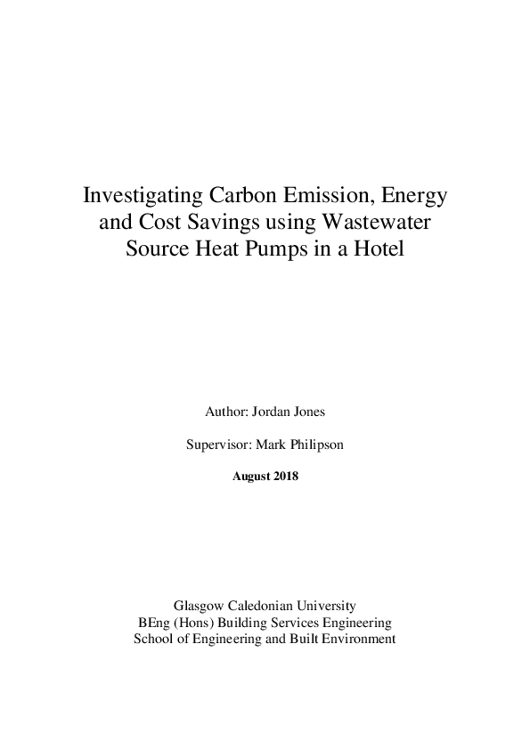 (PDF) Investigating Carbon Emission, Energy and Cost Savings Using ...