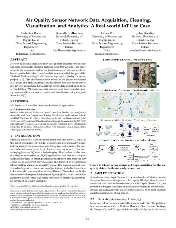 (PDF) Air Quality Sensor Network Data Acquisition, Cleaning ...