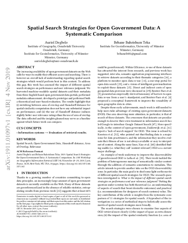 (PDF) Spatial search strategies for open government data