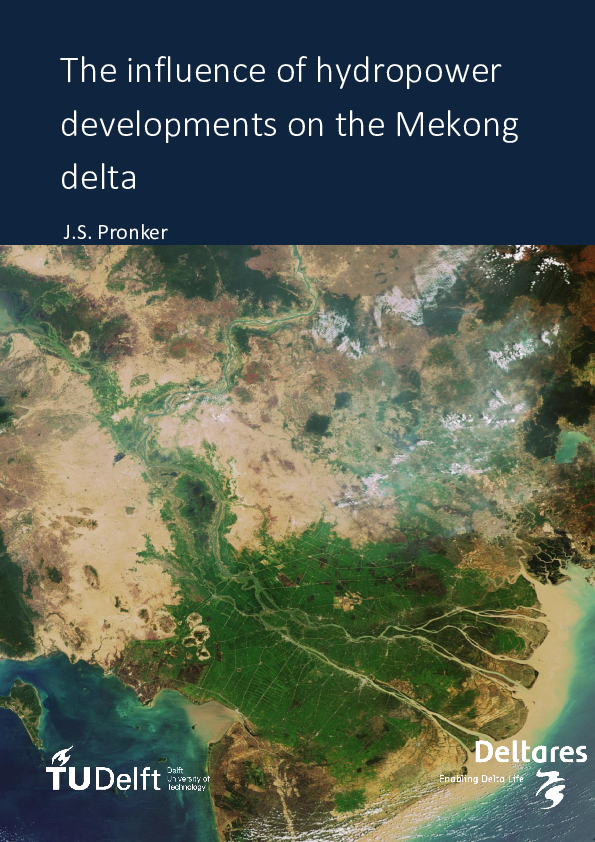 (PDF) The influence of hydropower developments on the Mekong delta