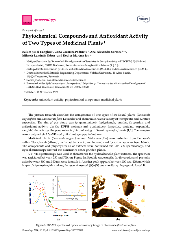(PDF) Phytochemical Compounds and Antioxidant Activity of Two Types of ...