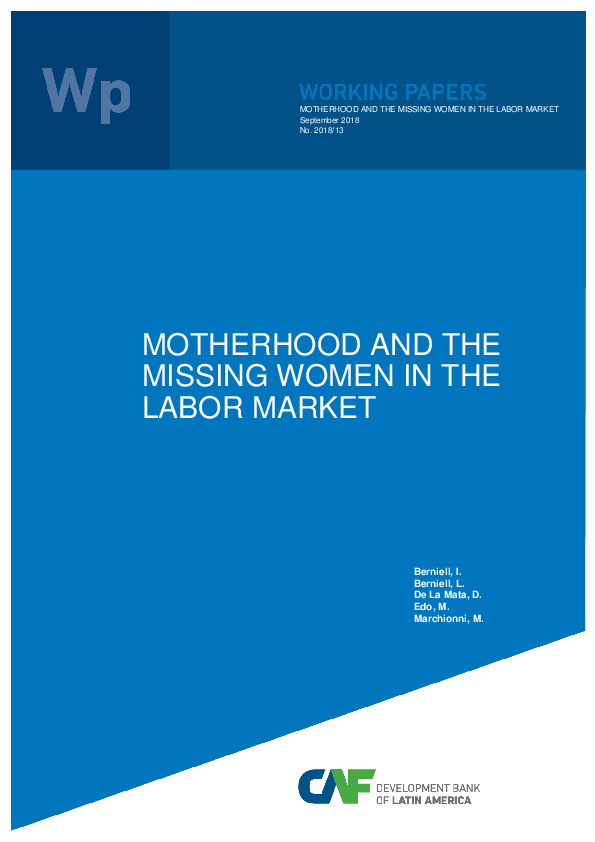 (PDF) Motherhood and the missing women in the labor market