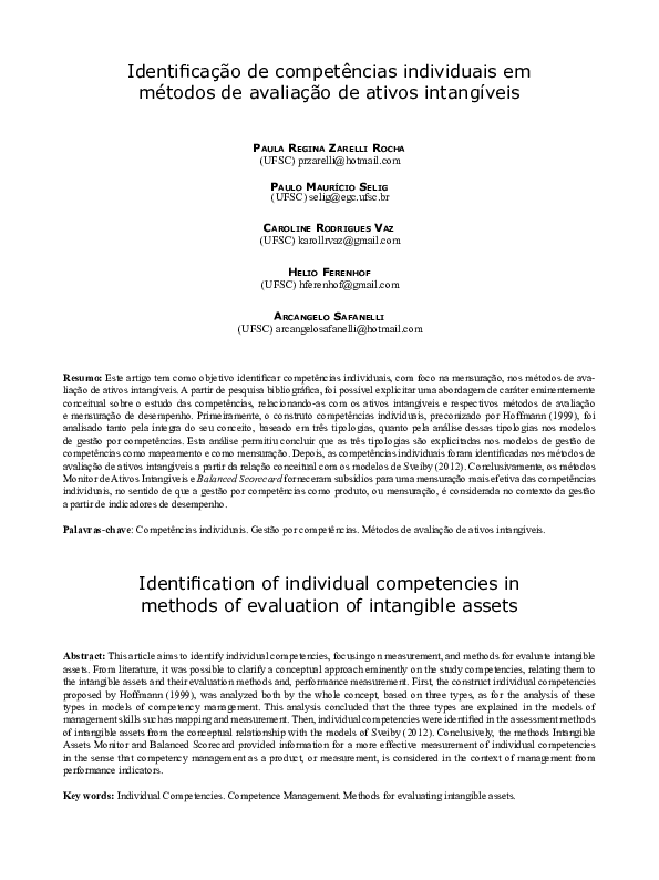 (PDF) Identificação de competências individuais em métodos de avaliação ...