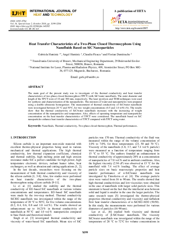 (PDF) Heat transfer characteristics of a two-phase closed thermosyphon ...