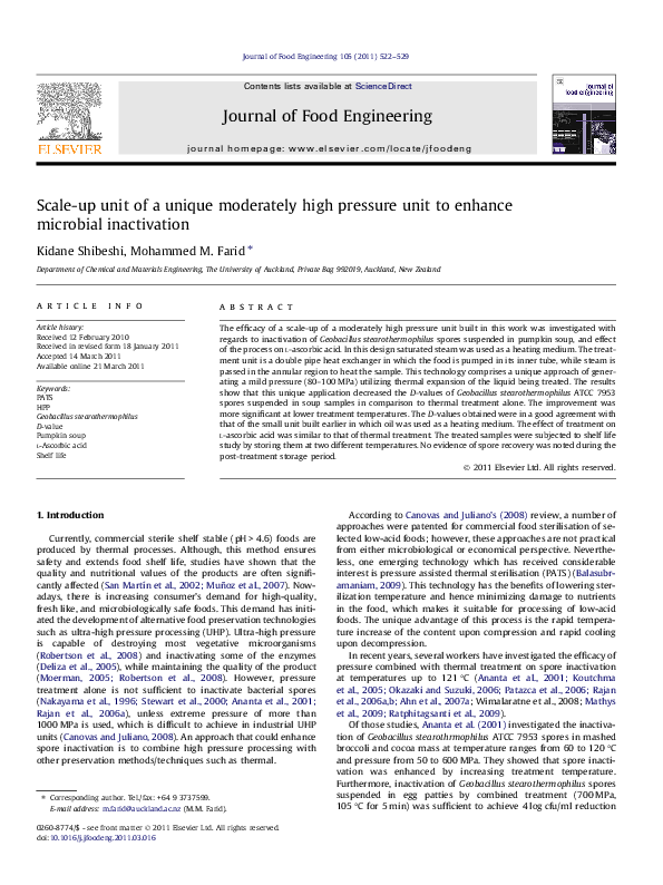 (PDF) Scale-up unit of a unique moderately high pressure unit to ...
