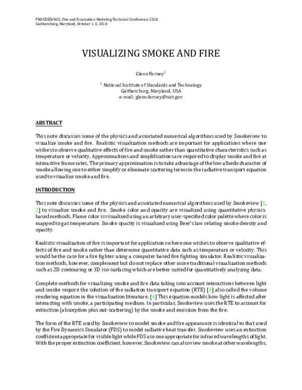 Pdf Visualizing Smoke And Fire Pdf Visualizing Smoke And Fire