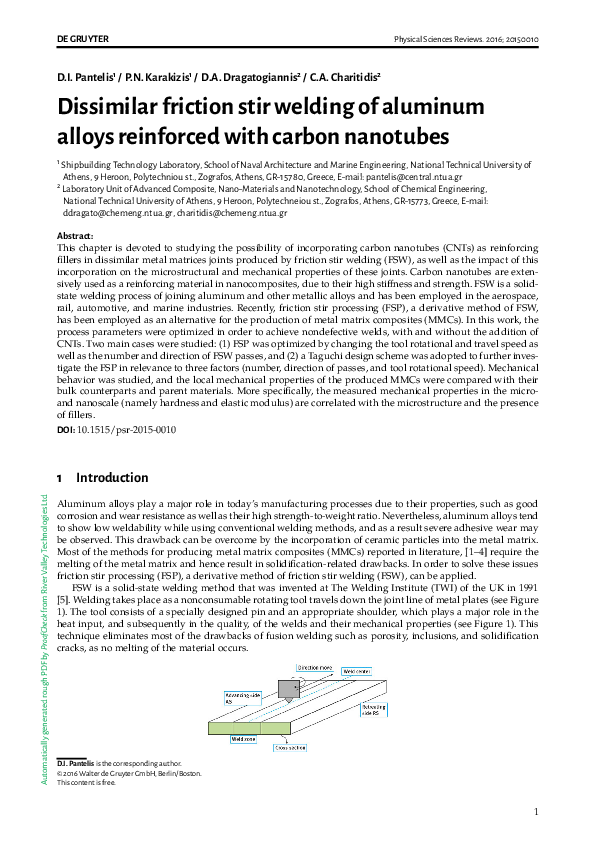 (PDF) Dissimilar friction stir welding of aluminum alloys reinforced ...