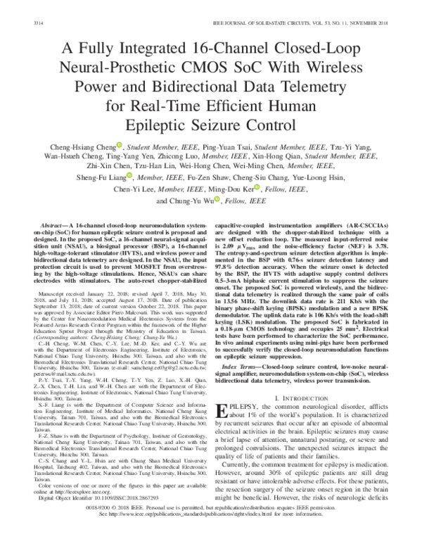 (PDF) A Fully Integrated 16-Channel Closed-Loop Neural-Prosthetic CMOS ...