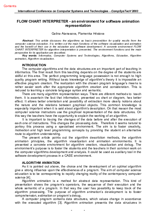 (PDF) Flow chart interpreter: an environment for software animation ...