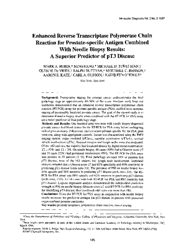 (PDF) Enhanced reverse transcriptase polymerase chain reaction for ...