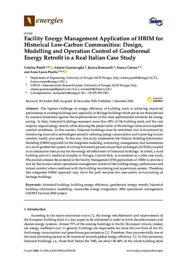 (PDF) Facility Energy Management Application of HBIM for Historical Low ...