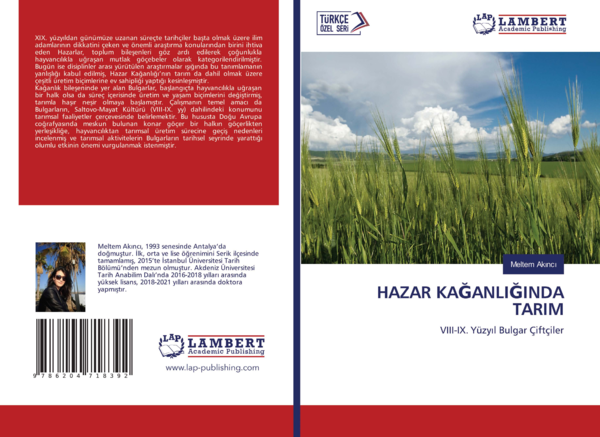 First page of “Hazar Kağanlığında Tarım. VIII-IX. Yüzyıl Bulgar Çiftçiler”