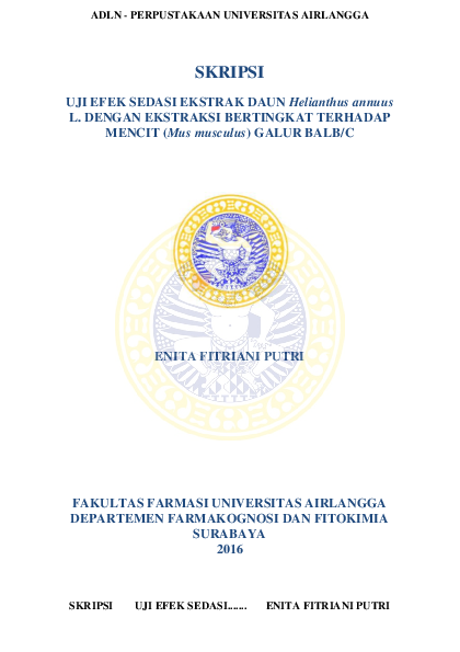 (PDF) UJI EFEK SEDASI EKSTRAK DAUN Helianthus annuus L. DENGAN ...