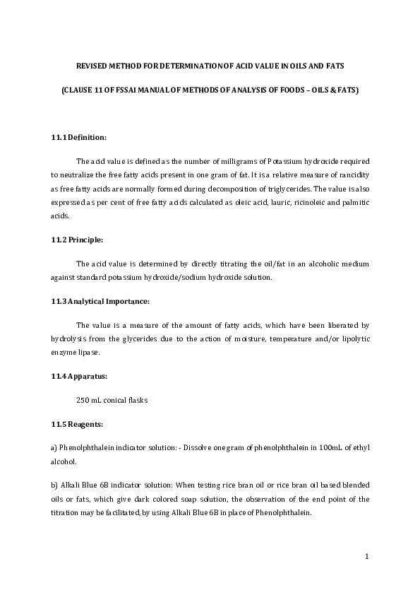 PDF Revised Method Acid Value Oils Fats 20 02 2018 pdf-revised-method-acid-value-oils-fats-20-02-2018