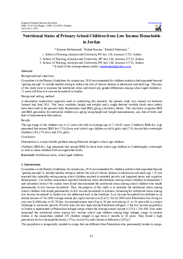 (PDF) Nutritional status of primary school children with endemic goitre ...