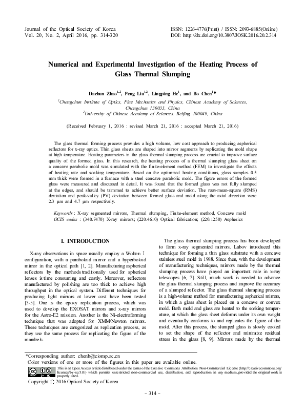 (PDF) Numerical and Experimental Investigation of Heat Transfer of ...