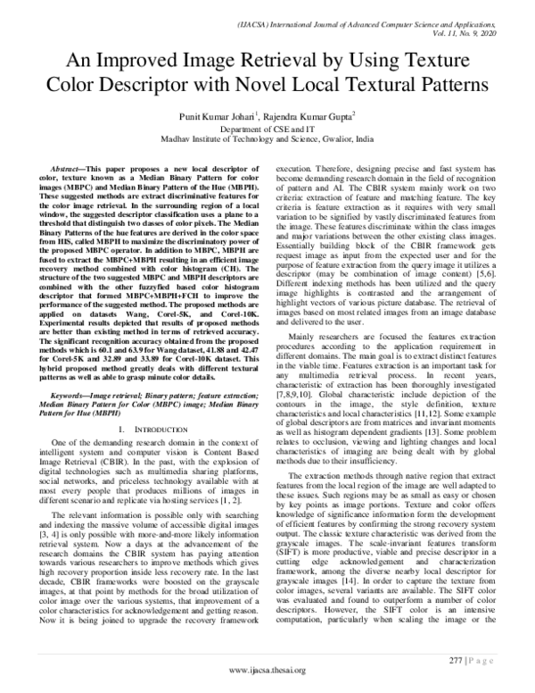 (PDF) An Improved Image Retrieval by Using Texture Color Descriptor ...