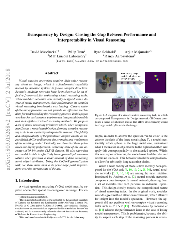 (PDF) Transparency by Design: Closing the Gap Between Performance and ...