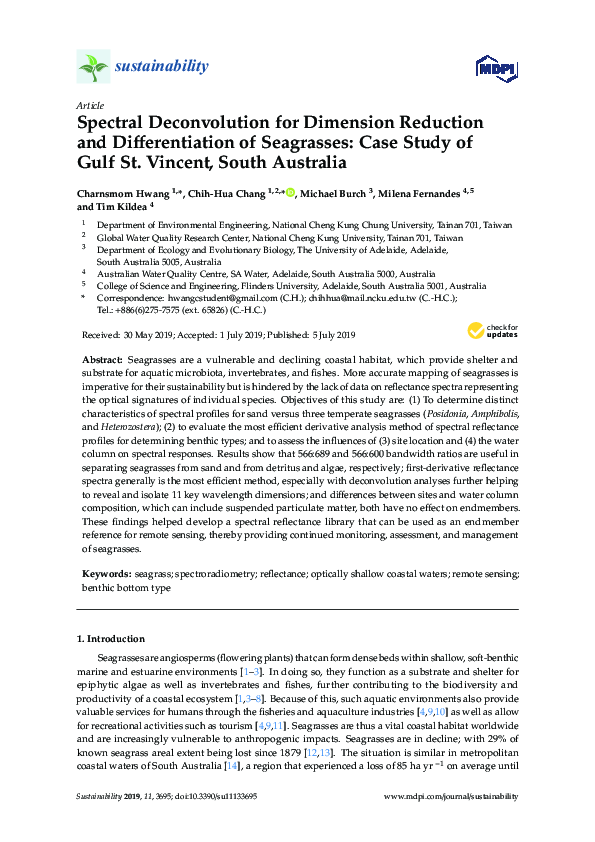 (PDF) Spectral Deconvolution for Dimension Reduction and ...