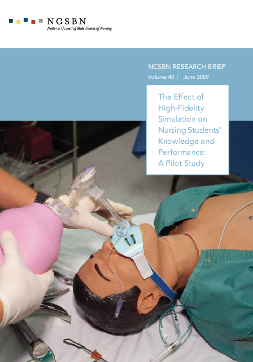 (PDF) Effect of High Fidelity Simulation on Nursing Students' Knowledge ...