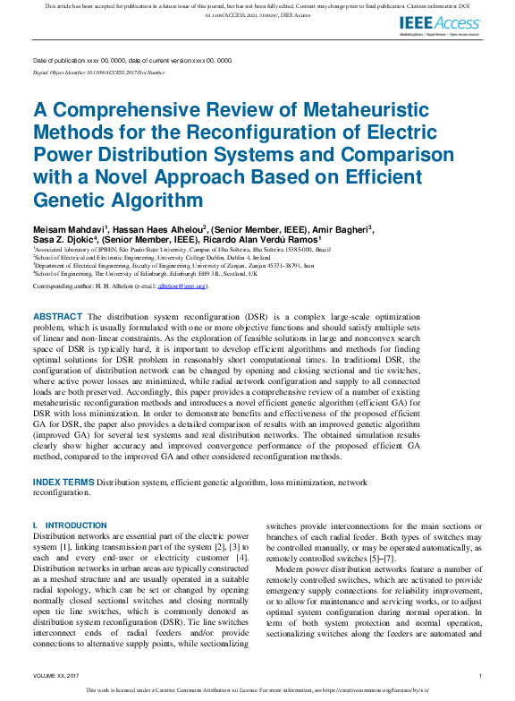 (PDF) A Comprehensive Review of Metaheuristic Methods for the ...