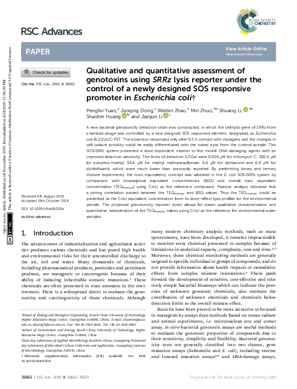 (PDF) Qualitative and quantitative assessment of modified