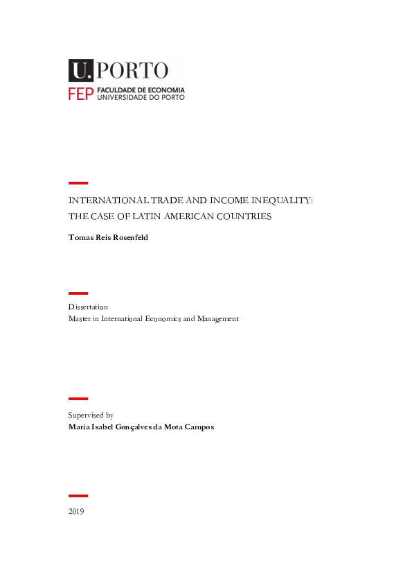 (PDF) International Trade and Income Inequality: The Case of Latin ...
