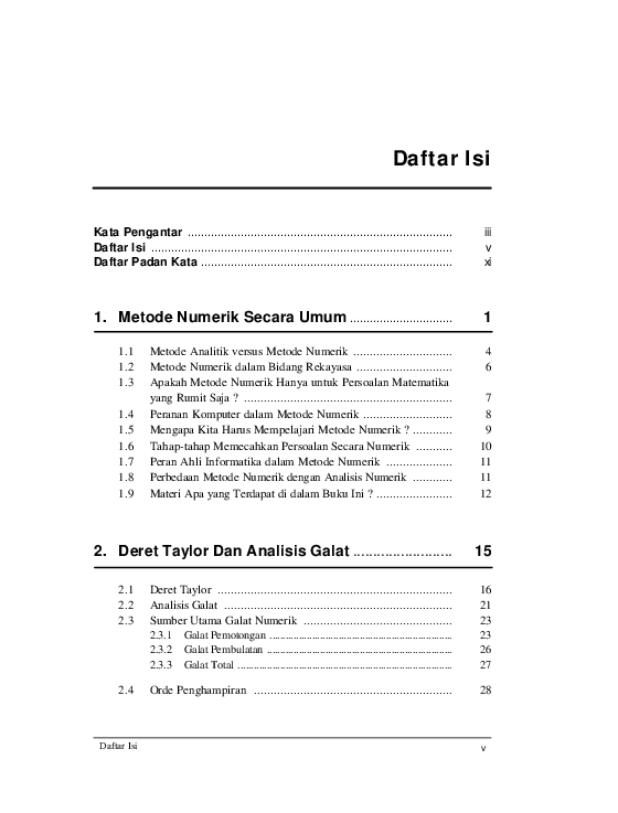 (PDF) Buku metode numerik