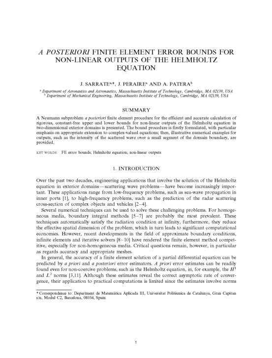 (PDF) A posteriori finite element error bounds for non-linear outputs ...