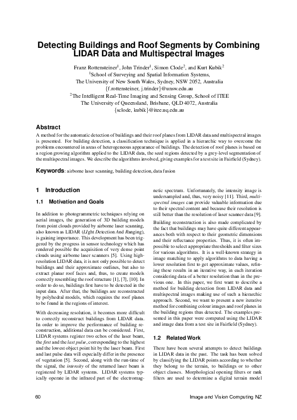 (PDF) Detecting buildings and roof segments by combining LIDAR data and ...