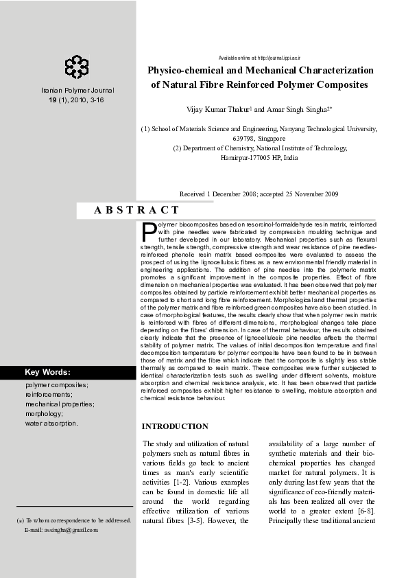 (PDF) Physico-chemical and mechanical characterization of natural fibre ...