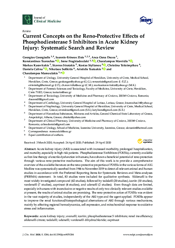 (PDF) Current Concepts on the Reno-Protective Effects of ...