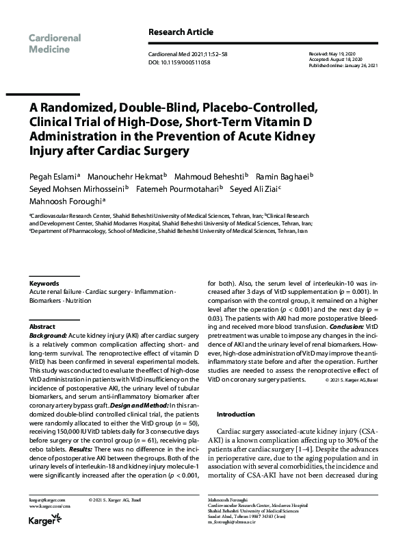 (PDF) A Randomized, Double-Blind, Placebo-Controlled, Clinical Trial of ...
