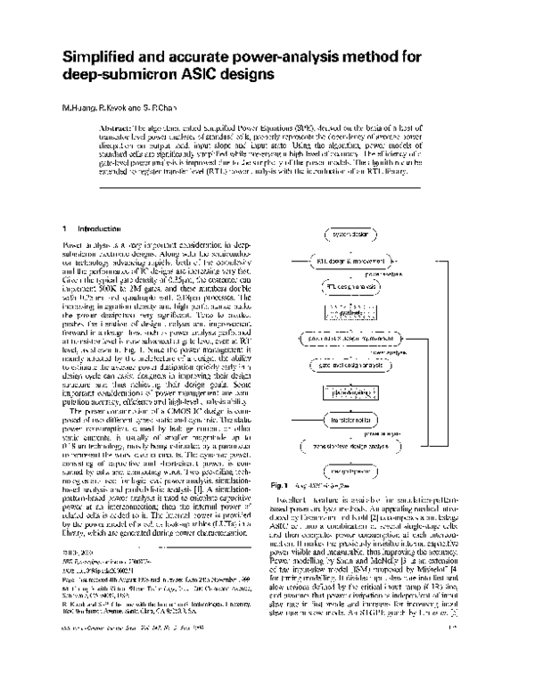 (PDF) Simplified and accurate power-analysis method for deep-submicron ...