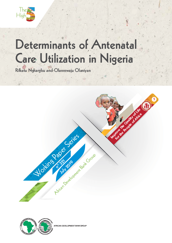 (PDF) Determinants of Antenatal Care Utilization in Nigeria