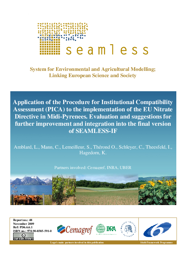 (PDF) Application of the Procedure for Institutional Compatibility ...