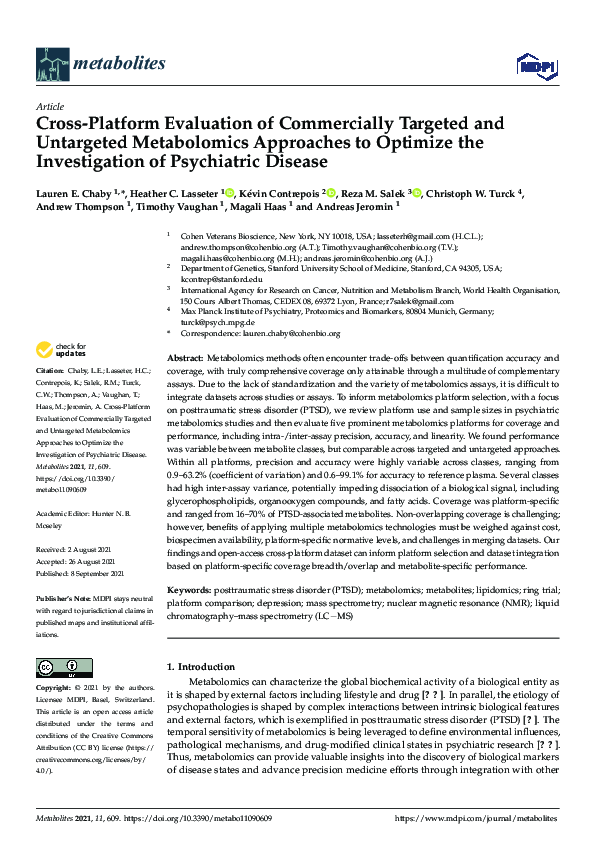 (PDF) Cross-Platform Evaluation of Commercially Targeted and Untargeted ...