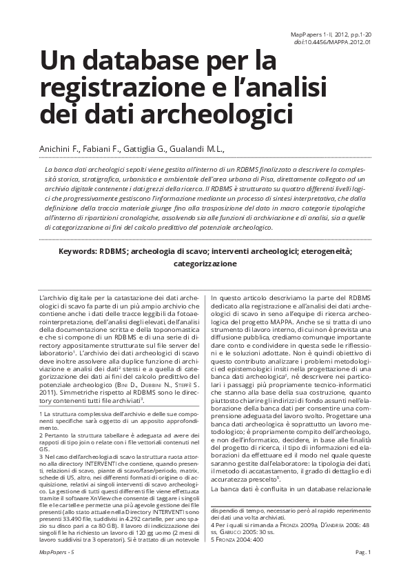 Assoluto vs archeologia datazione relativa