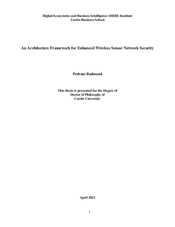 (PDF) An architecture framework for enhanced wireless sensor network ...