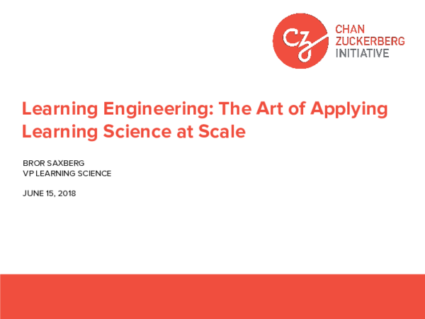 (PDF) Learning Engineering: The Art of Applying Learning Science at Scale